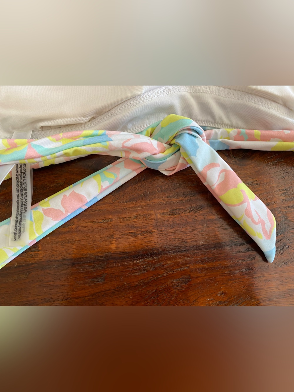 NWT Victoria’s Secret Floral Camo Pastel Push-up Padded Bikini Halter Top Size M - Picture 8 of 9
